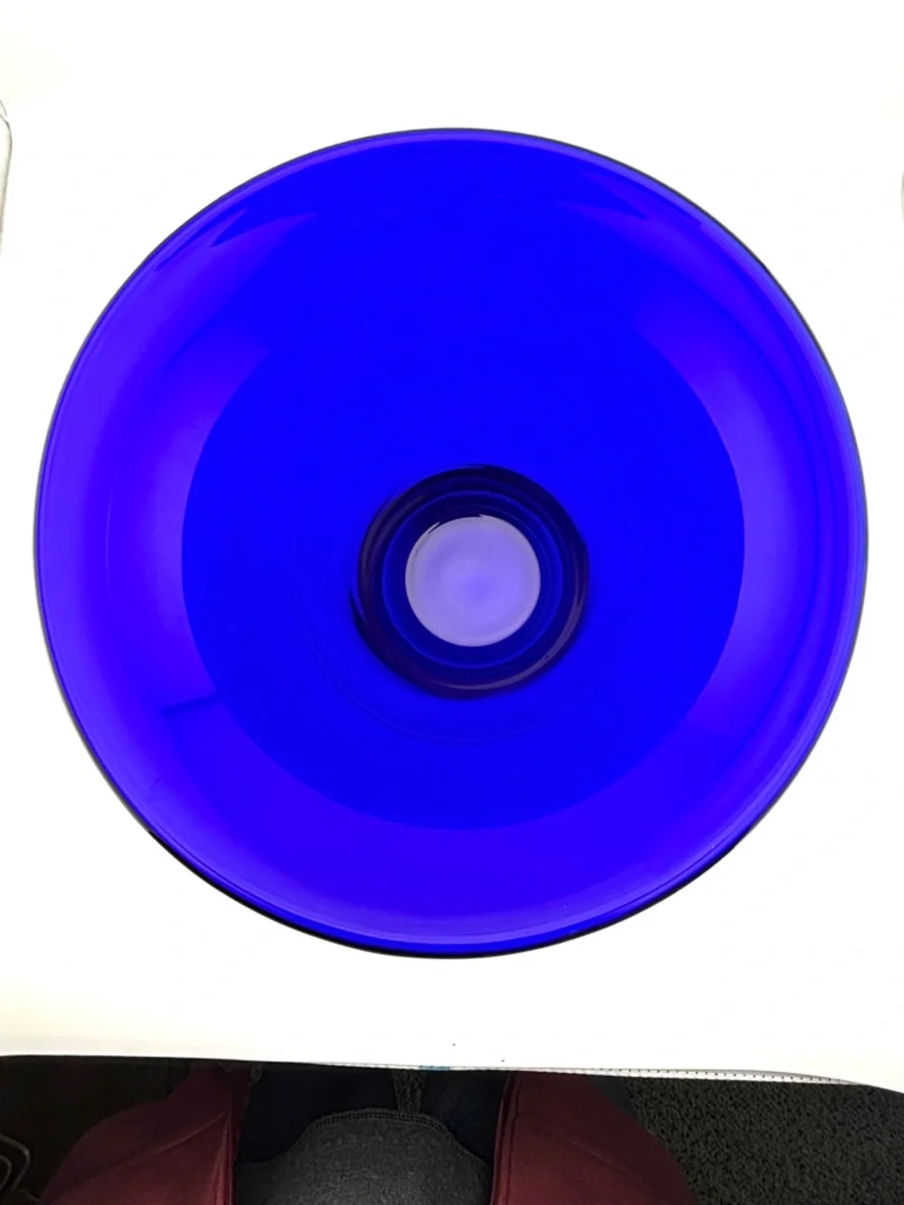 Blown Glass Cobalt Blue Vase